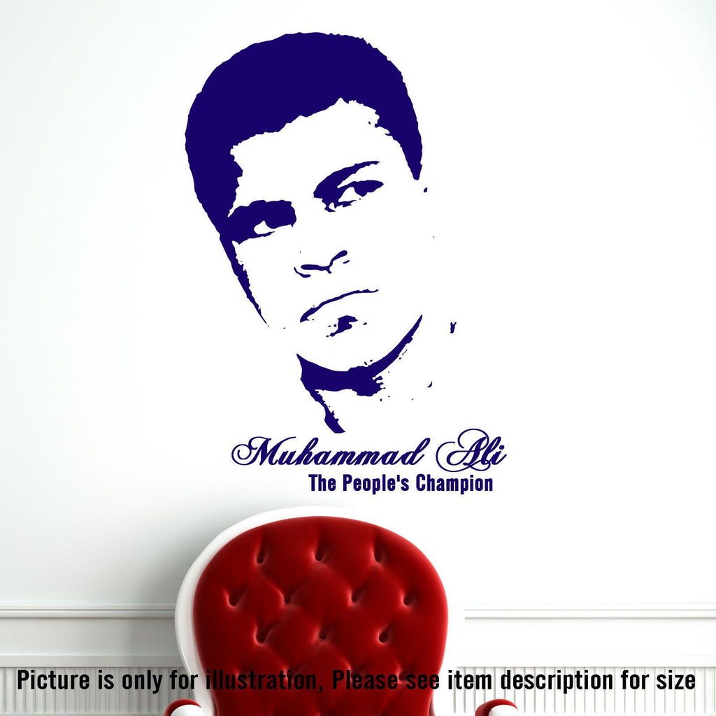 People's CHAMPION MUHAMMAD ALI Vinyl Wall Decal