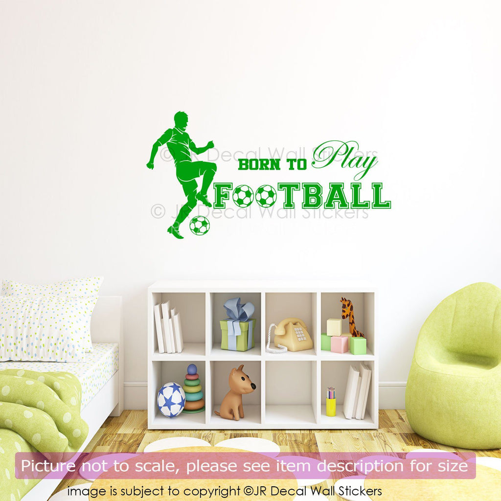 Born to Play Football Wall Art