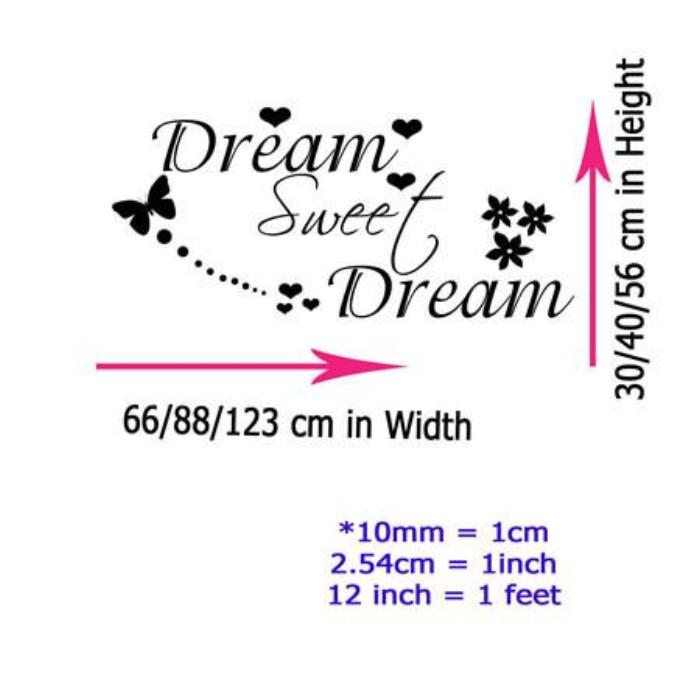 'Dream Sweet Dream'- Nursery wall stickers