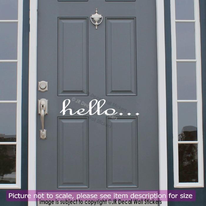 Hello Home Shop Office business Greeting Door Sign 