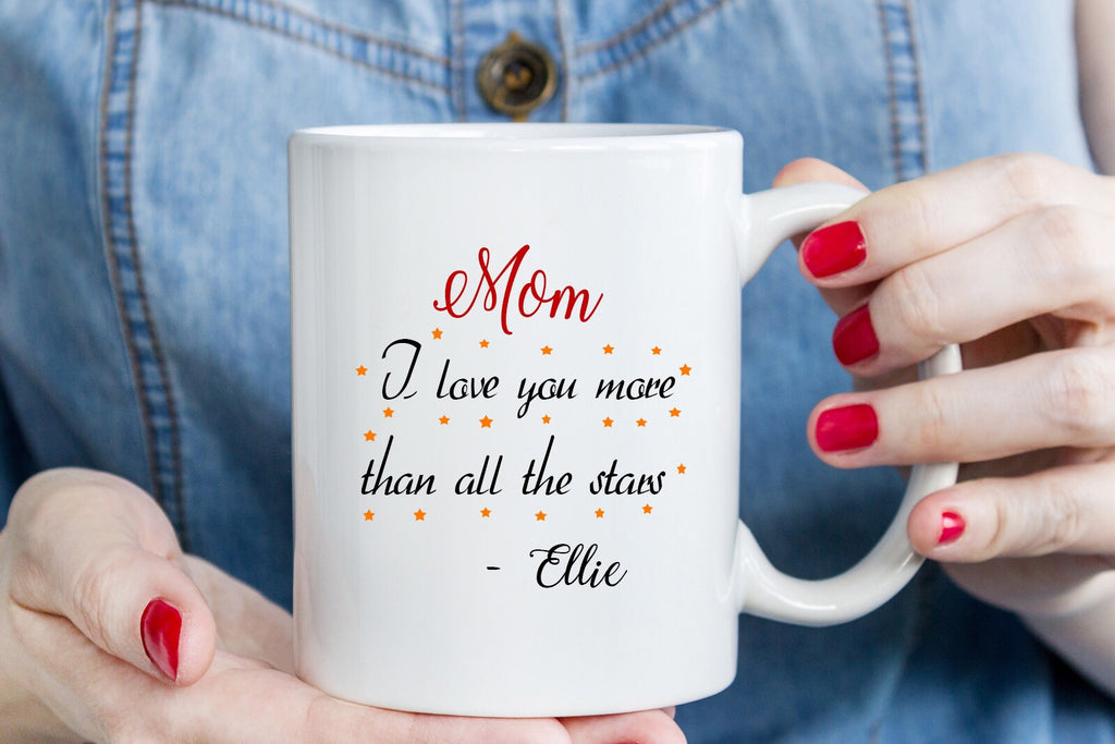 "Love more than all the Stars" Mothers day mug