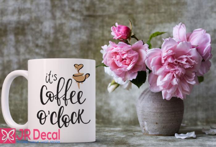 It's Coffee O'clock Printed Ceramic Mug gift