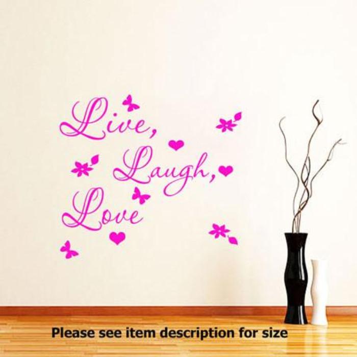 Live Laugh Love Wall Quote