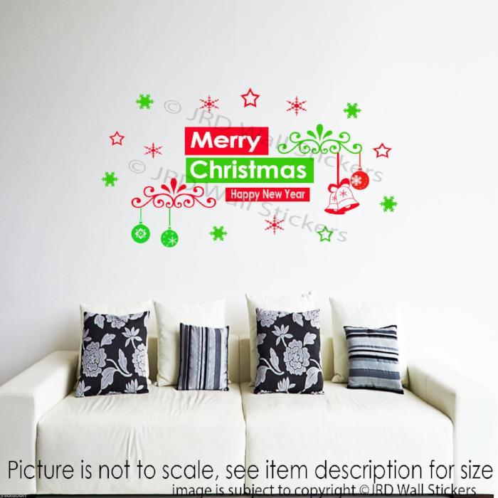 Merry Christmas wall stickers