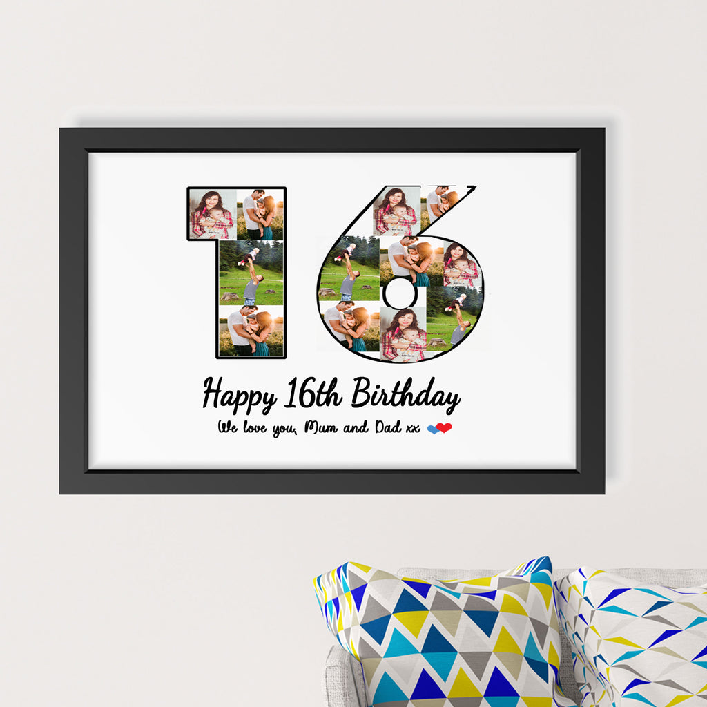 Customized Number Photo Frame for Parents