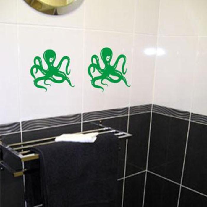 Octopus wall sticker Bathroom decals