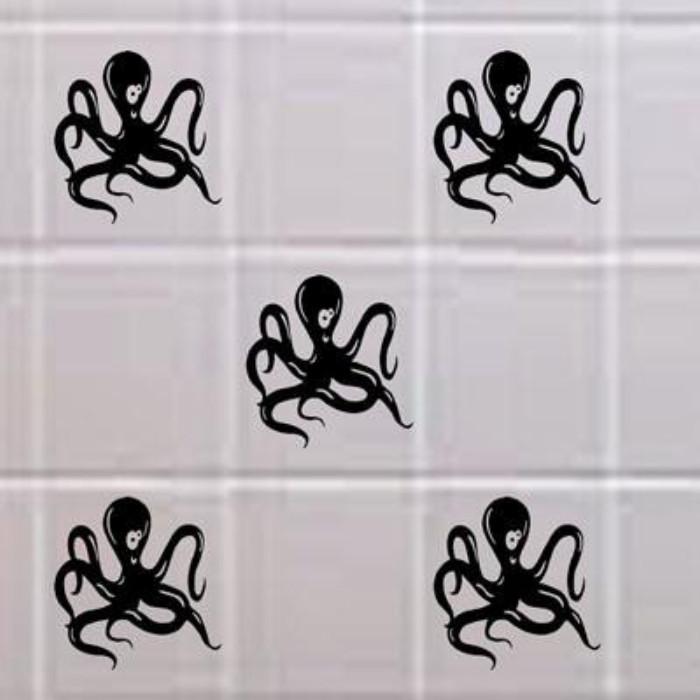 Octopus wall sticker Bathroom decals