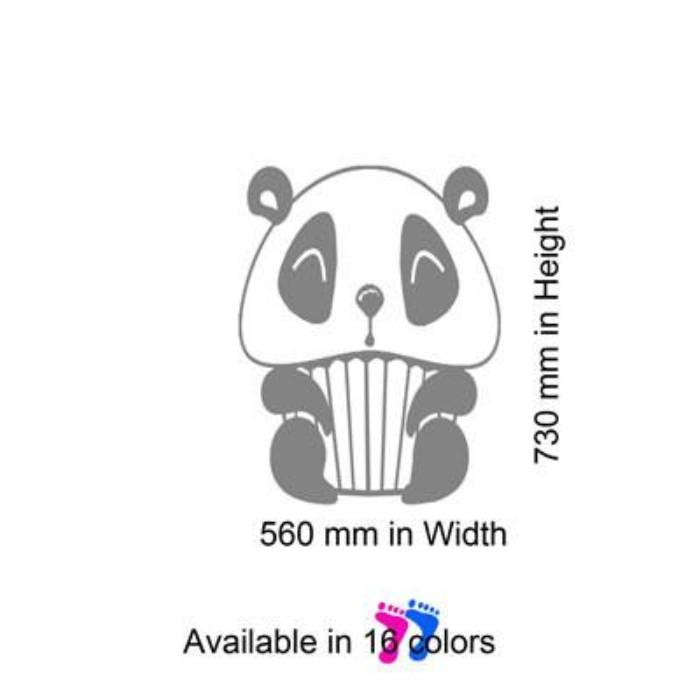 Panda Cupcake wall stickers