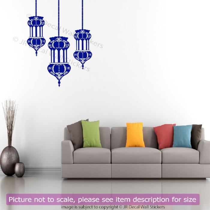 Arabic Lamp Light Wall Sticker