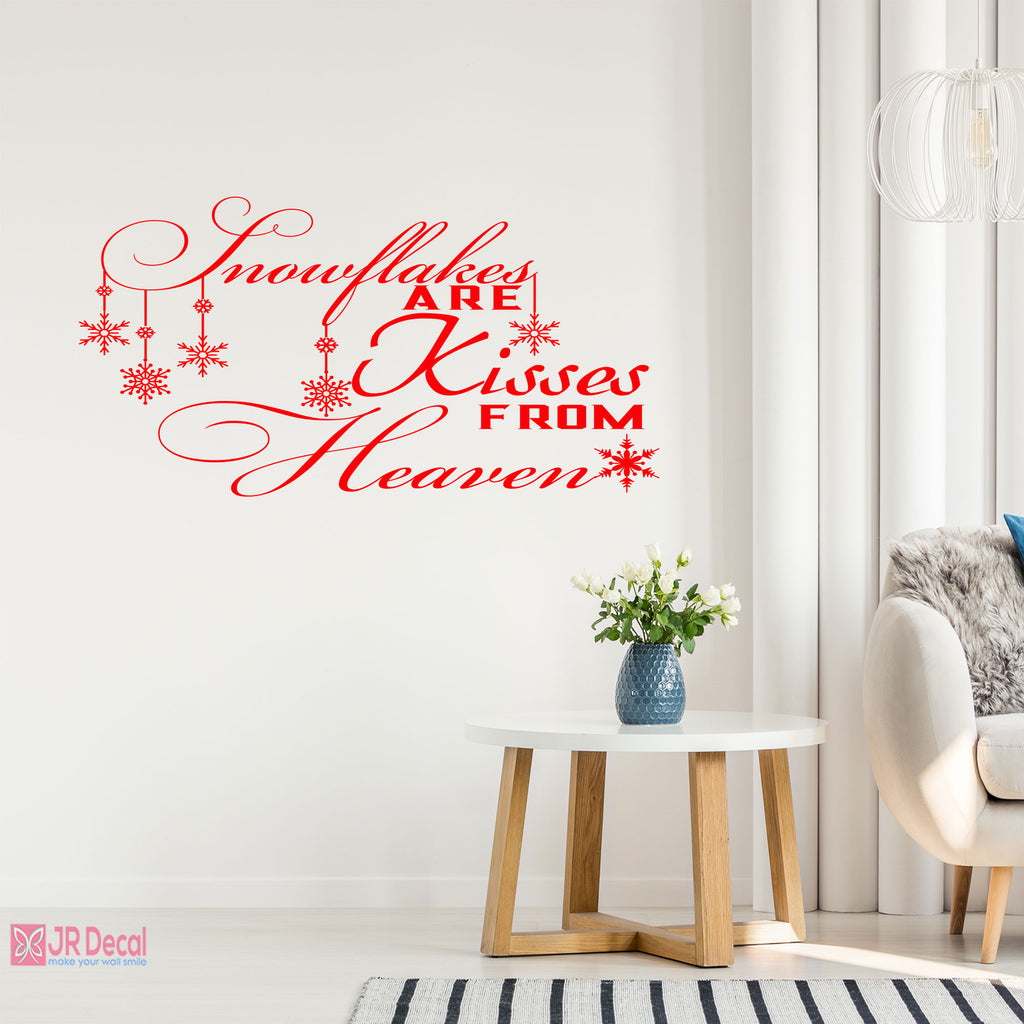 Snowflake Quote wall sticker