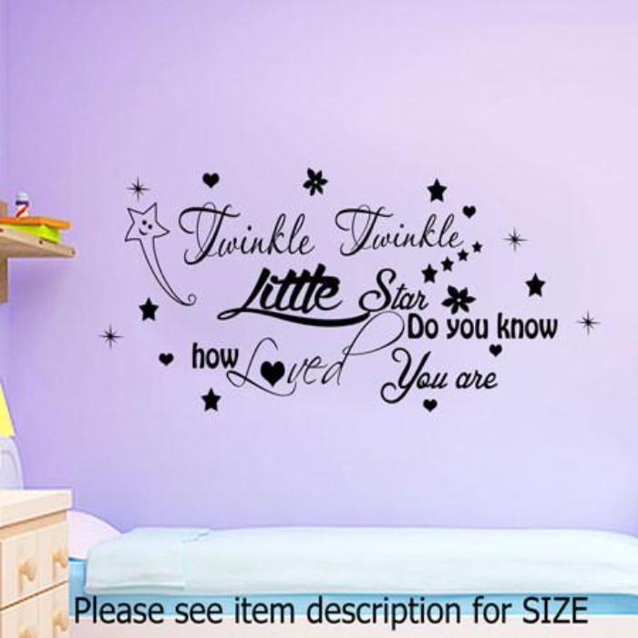 Twinkle Twinkle - Baby Room Wall Sticker